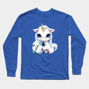 Lucky Rugby Scottish Unicorn Foal Long Sleeve T-Shirt